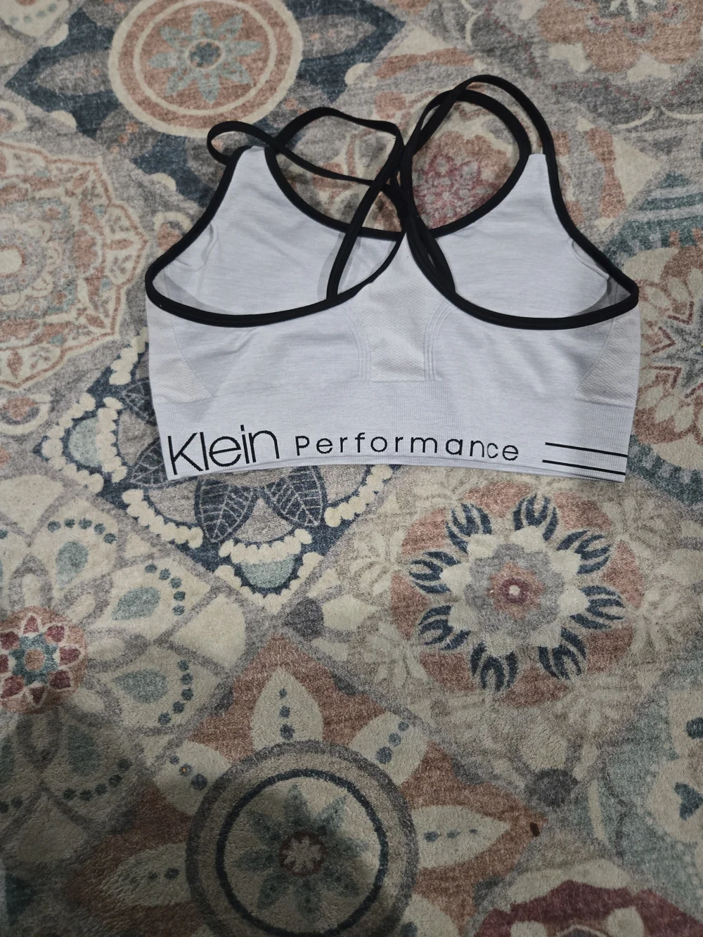 Calvin Klein Women’s Small Light Gray Performance Sports Bralette - Picture 4 of 6